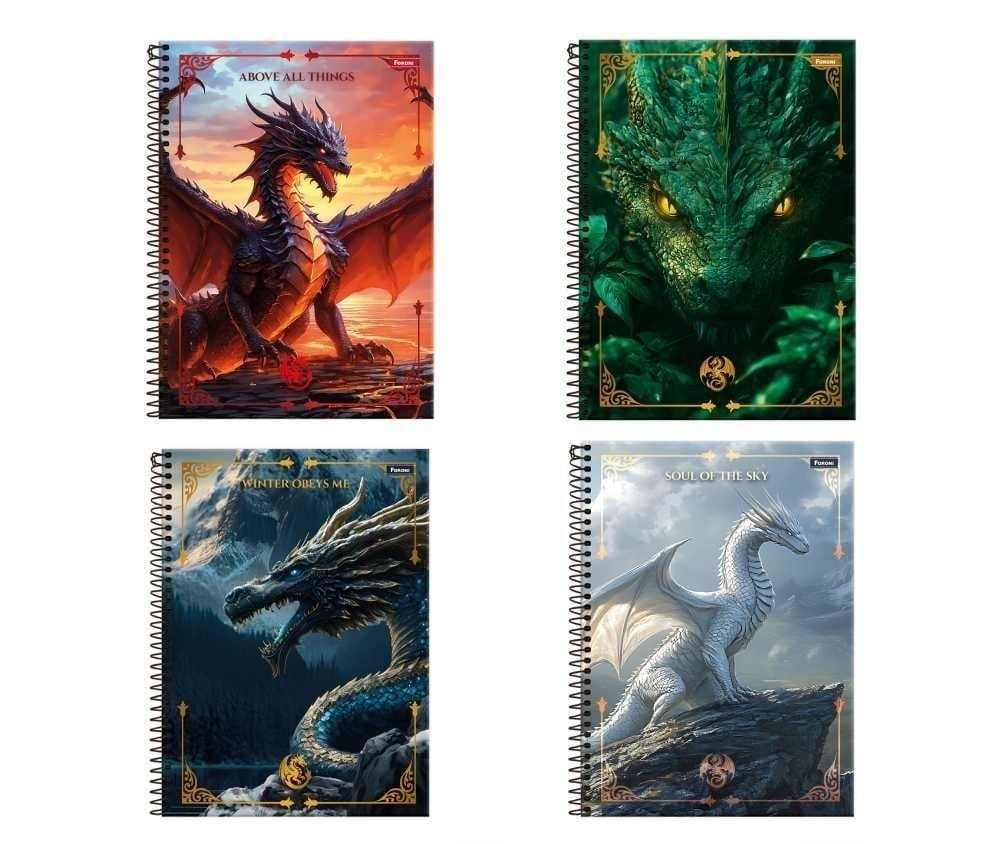 CADERNO 1X1 DRAKOS